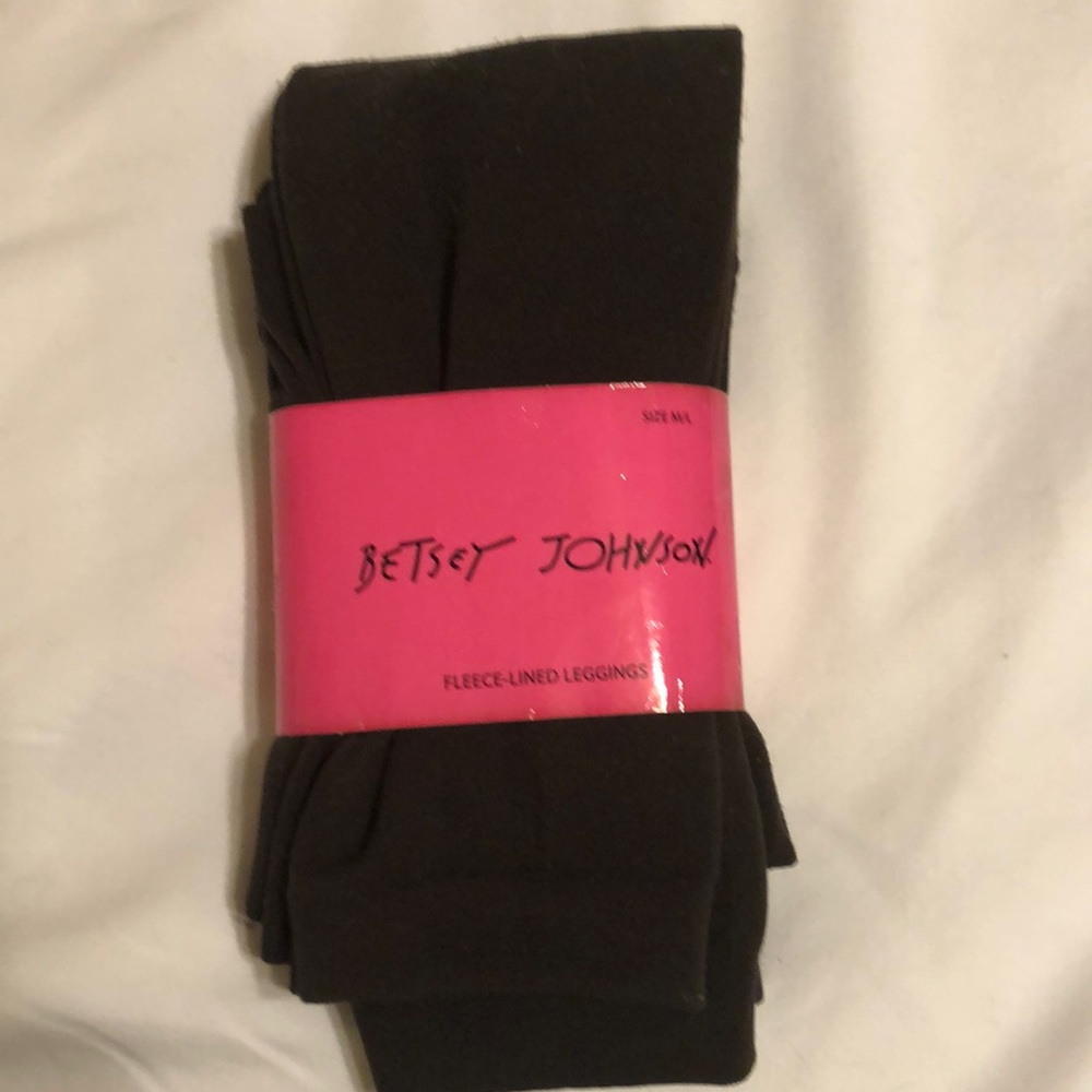 Betsy Johnson Fleece-Lined Leggings